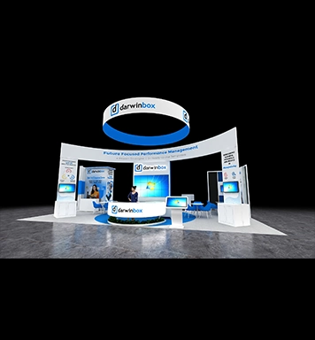 20X40 custom trade show booth design
