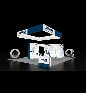 30X40 custom trade show booth design